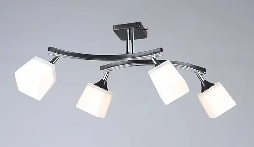 Люстра B N1435/4 (Чорний + Хром)