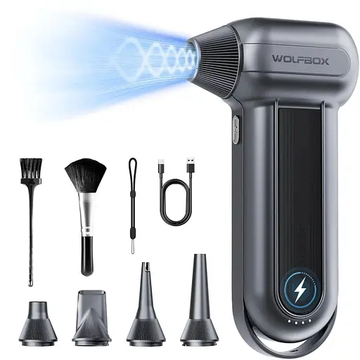 Бездротовий повітродув Wolfbox MF100 130000RPM 200g force (MF100) - фото 3