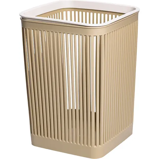 Кошик для сміття Yiwu  пластиковий 8 л світло-коричневий  HP-45-9OL - фото 1