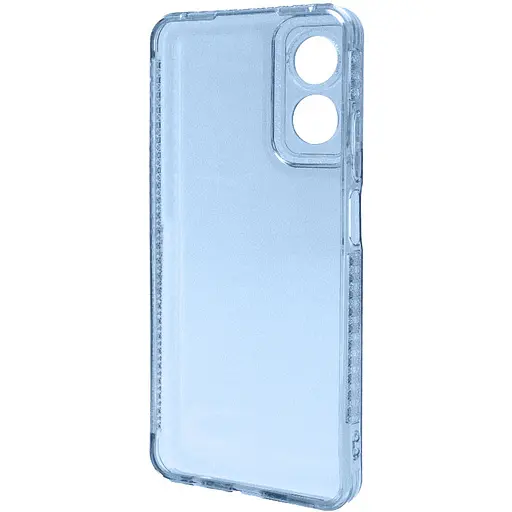 Чохол TPU Starfall Clear для Oppo A17 Блакитний - фото 3