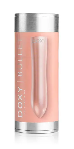 Вібратор Doxy Bullet 12 см рожеве золото - фото 4