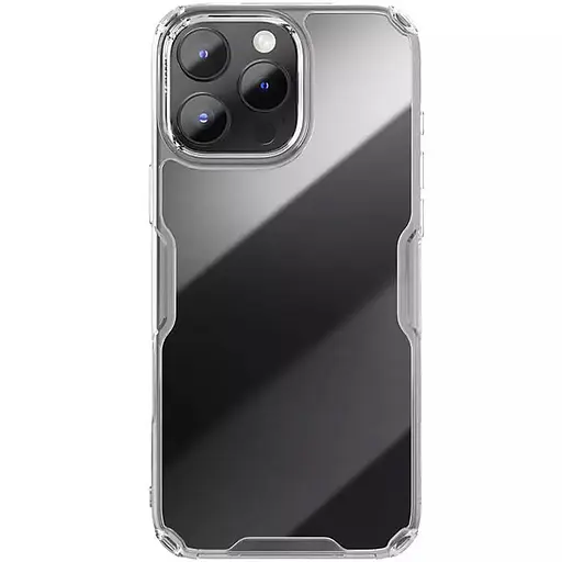 Чохол TPU Nillkin Nature Pro Series для Apple iPhone 16 Pro 6.3 Безбарвний прозорий - фото 1