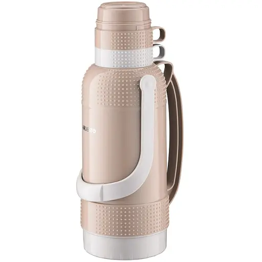 ARDESTO Термос Gemini Gourmet 3200 мл, пластик, стеклянная колба, коричневый