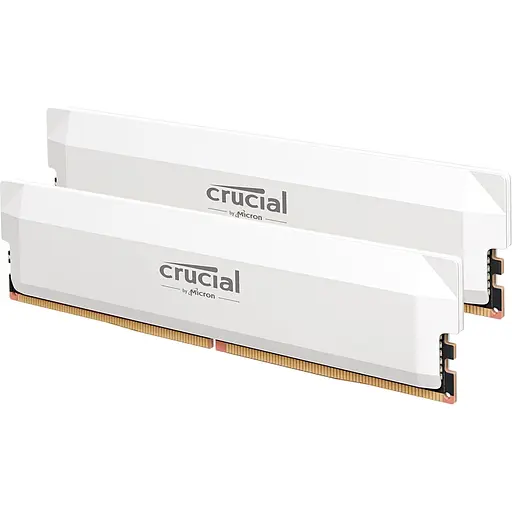 Модуль пам'яті DDR5 Crucial 2x16GB 6400MHz Pro OC White (CP2K16G64C38U5W) [147399] - фото 2