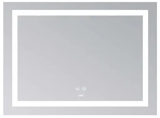 Дзеркало Lidz Kubis (KU1) 900х700 мм з LED-підсвічуванням Touch LD78LF9049070 - фото 3
