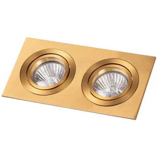 Точковий світильник Azzardo Caro AZ5426 GU10 2x40W IP20 золотий - фото 1