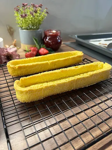 Металеві овальні формочки порційні для еклерів, тістечок та тарталеток 16х4х2.5 см (набір з 4 штук), Master Class Сірий 87230 - фото 7