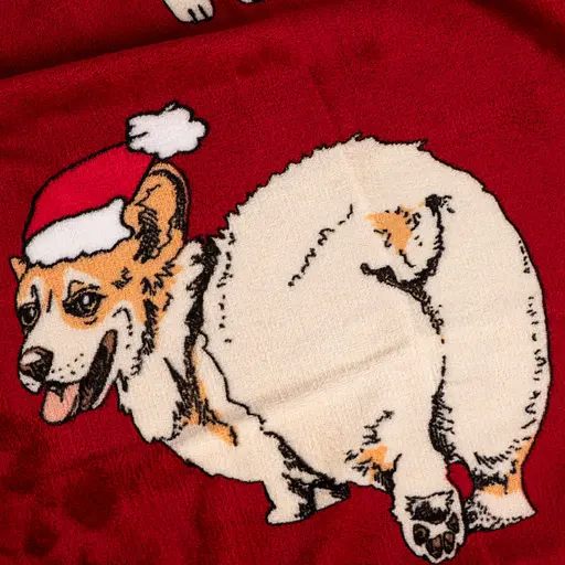 Плед Ardesto Flannel 160х200 см рождественские корги (ART0119PB) - фото 3