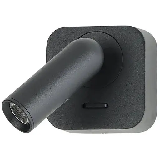 Бра Azzardo AZ5655 Lugano LED 1x3W 3000K 203Lm IP20 чорний - фото 1