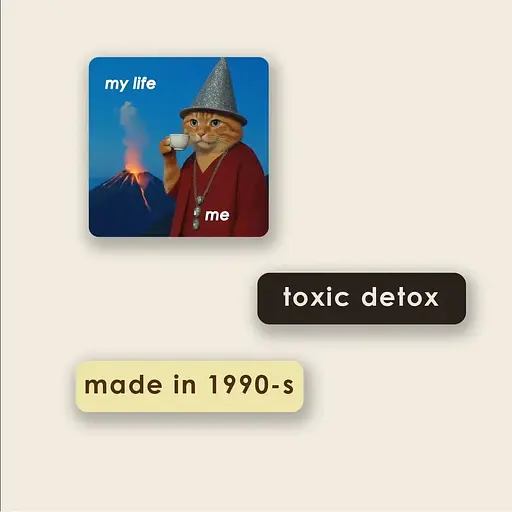 Набор 3Д стикеров Cobart "Toxic detox"