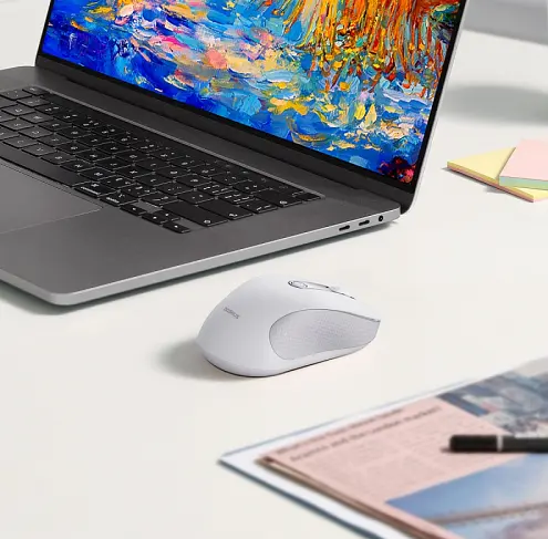 Миша бездротова Baseus F02 Ergonomic Wireless Mouse Біла - фото 5