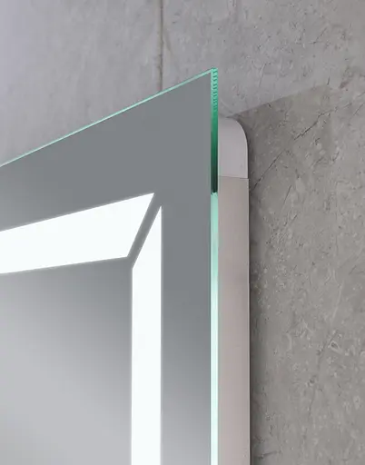 Дзеркало Mixxus Light MR01-90x70 (годинник, LED-підсвічування, антизапотівання) MI5999 - фото 6