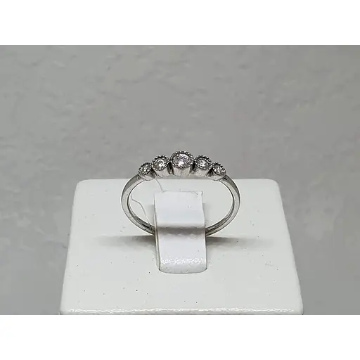 Серебряное кольцо Qvaliz Корона с фианитами. 90101022 17 - фото 2