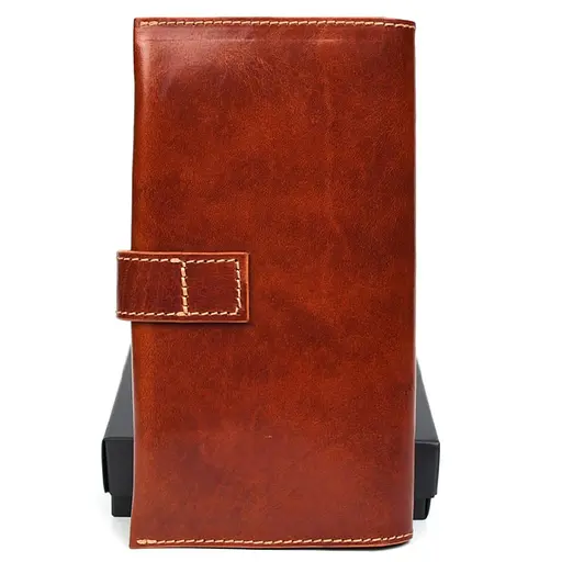 Кошелек ручной работы из элитного сорта кожи Tarwa acs0032244 - фото 3