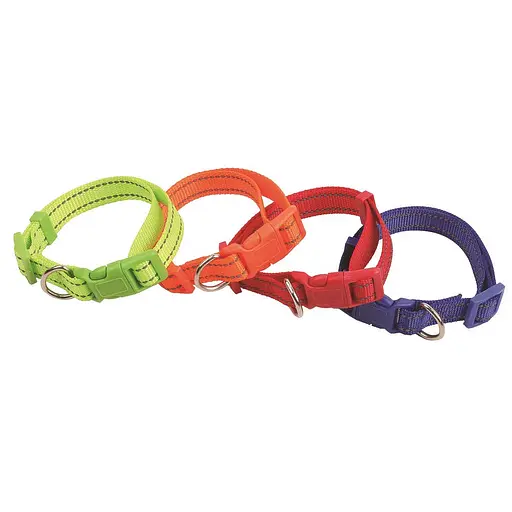 Ошейник для собак TatraPet Benny светоотражающий в ассортименте 1.5 х 25-40 см 