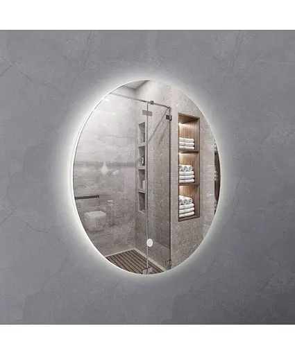 Дзеркало Мойдодир Eclipse 70x70 S з LED підсвіткою та сенсором - фото 4
