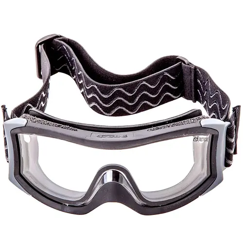 Очки тактические Bolle X1000 черные с двойными прозрачными линзами