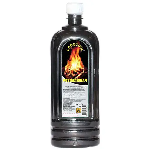 Розпалювач для вугілля (рідина)  LEDOCOOL 1 л