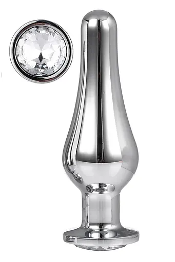 Анальна пробка Gleaming Love Pleasure Plug L 12.7 см (срібляста)