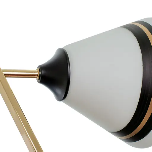 Люстра стельова Brille в коридор E27 60W BK (LK-701S/2) - фото 3