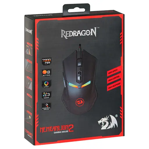 Мышь Redragon Nemeanlion 2 RGB Black (74511) - фото 9