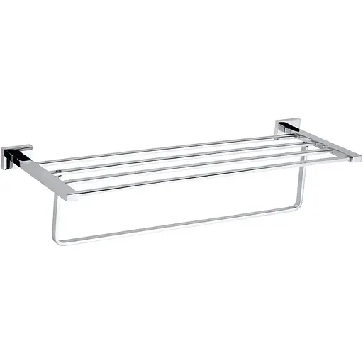 Полка для полотенец Bemeta Plaza 118104122, Хром - фото 1