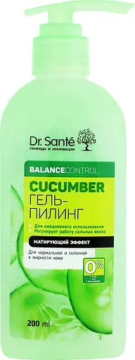 Гель-пилинг Dr. Sante Cucumber Balance Control, 200 мл - фото 3