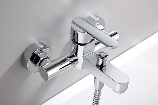 Смеситель для ванны с душевым набором Imex Roma хром BDR001-4 Хром - фото 2