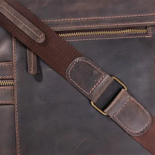 Чоловіча шкіряна сумка SHVIGEL 25х28х6 см sum0012498 - фото 9