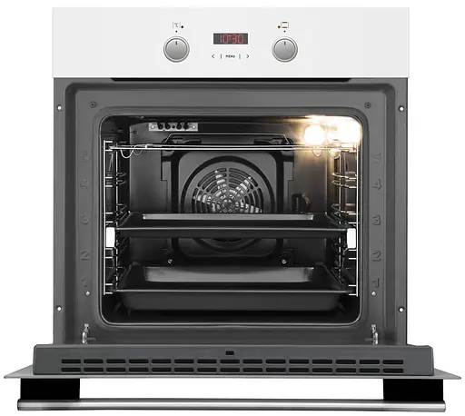 Комплект Hansa духовка электрическая + поверхность газ на стекле белый - фото 7