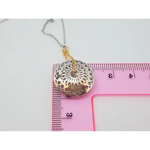 Срібне кольє Аметист 220 4 686-80 - фото 4