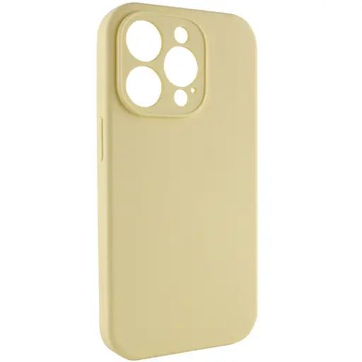 Чехол Epik Silicone Case Full Camera Protective AA NO LOGO для Apple iPhone 13 Pro Max 6.7 Желтый/Mellow Yellow - фото 2