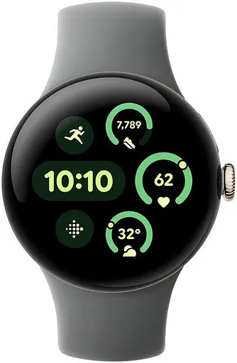 Смарт-часы Google Pixel watch 3 41 mm Gold Case / Hazel Band - фото 2