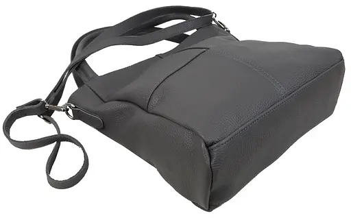 Женская кожаная сумка на двух ручках Borsacomoda 29х28х10 см sum0026801 - фото 5