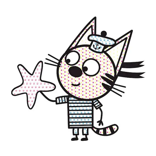 Водяная раскраска Три Кота. Море 1370011 Цветной Буль - фото 4