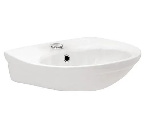 Умывальник мебельный Cersanit Eko 50 см с отверстием Белый K07-233 30412 - фото 1