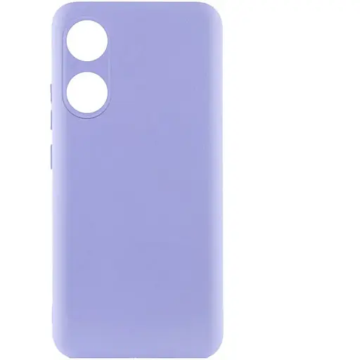 Чохол Silicone Cover Lakshmi Full Camera (A) для Oppo A58 4G Бузковий / Dasheen