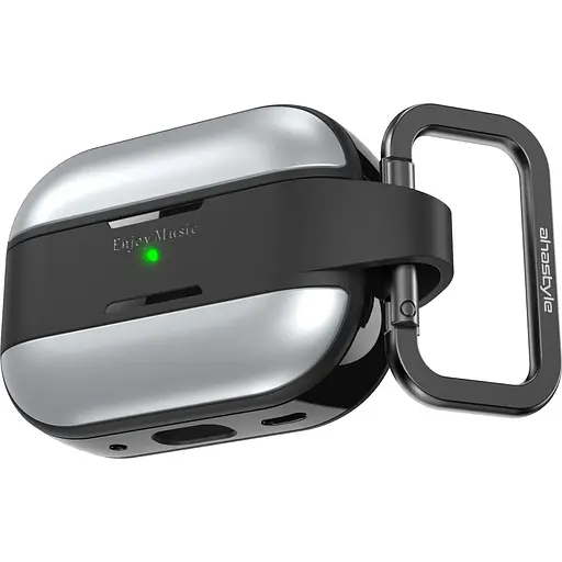 Чехол AhaStyle Rugged Aluminium Case для AirPods Pro 2 Silver [133858]