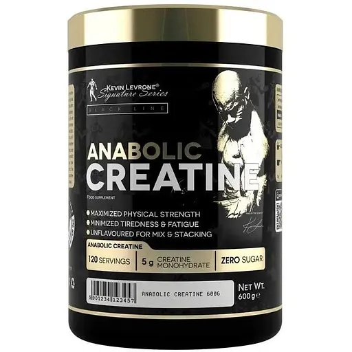 Креатин моногідрат Kevin Levrone Black Line Anabolic Creatine, 600 грам