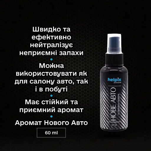 Ароматизатор салона авто  Helpix Новое Авто 60 мл - фото 2