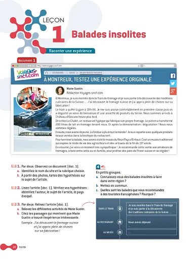 Cosmopolite Niveau 2: Livre de l'еlеve + DVD-ROM - фото 11