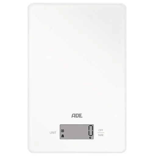 Ваги цифрові кухонні ADE Julia білий (KE2306-1)