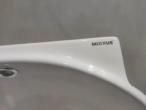 Умивальник підвісний Mixxus Premium Diverse-1201-R 400x215x140 мм з отвором під змішувач та перелив MP6506, Білий - фото 2