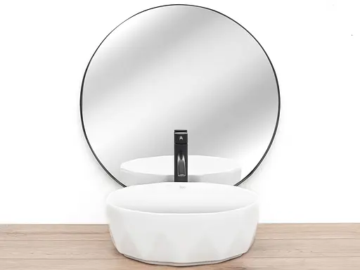 Умивальник Rea Vista white накладний білий REA-U4601, Білий - фото 5