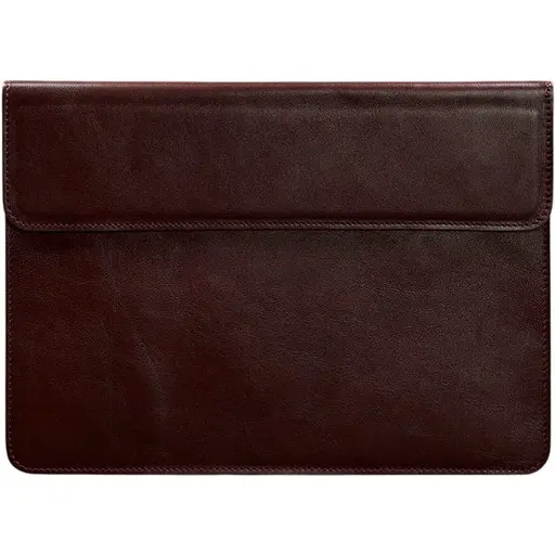 Кожаный чехол-конверт BlankNote на магнитах для ноутбука Универсальный Бордовый - фото 1