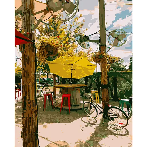 Картина по номерам Strateg ПРЕМИУМ Летний парк размером 40х50 см (GS280) 4823113834753 - фото 1