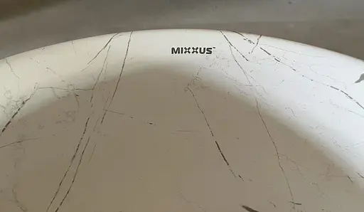 Умивальник накладний Mixxus Premium Wave-0102 marble 370x370x130 мм MP6528, Мармур - фото 8