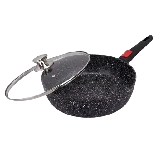 Сковорода с антипригарным покрытием Edenberg EB-14143 ручка съемная 3.8 л 28 см - фото 1