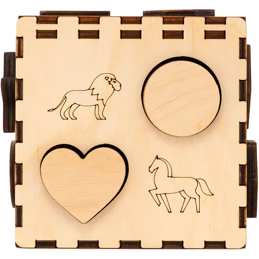 Кубик-сортер GoodPlay Дерев’яний (CUB-4-003) - фото 8