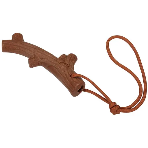 Іграшка для собак Camon гілка з бамбуку на мотузці 18 см